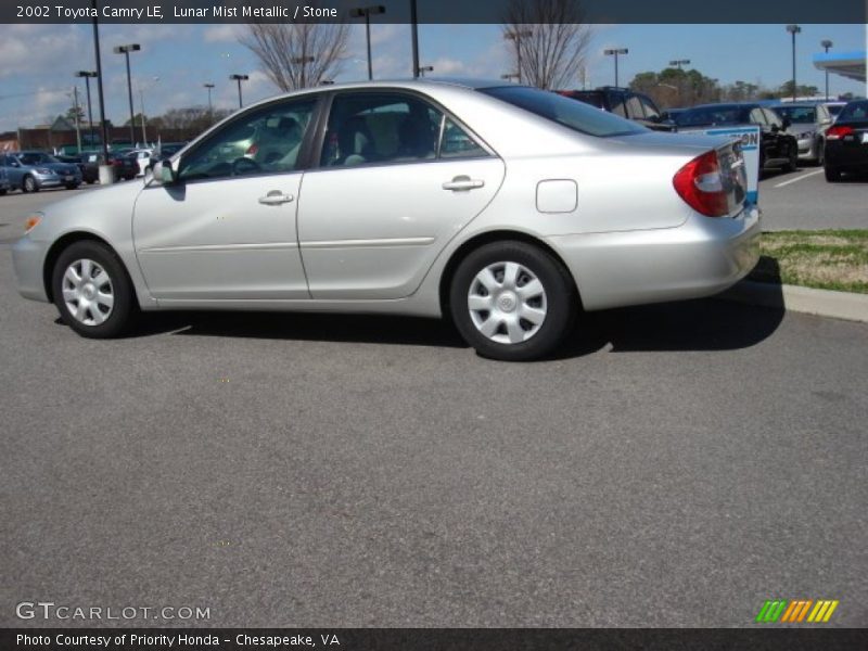 Lunar Mist Metallic / Stone 2002 Toyota Camry LE