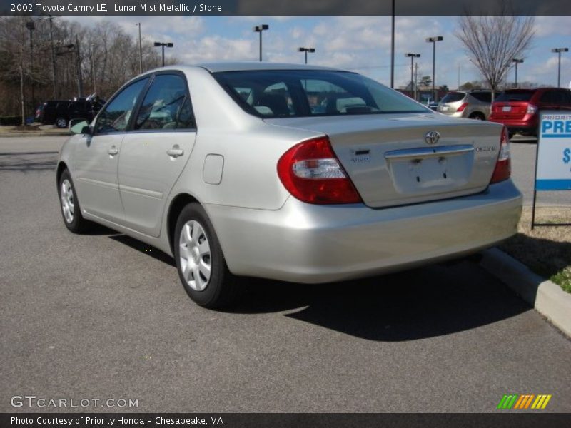 Lunar Mist Metallic / Stone 2002 Toyota Camry LE