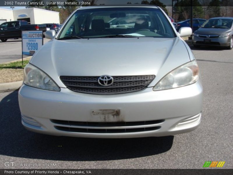 Lunar Mist Metallic / Stone 2002 Toyota Camry LE