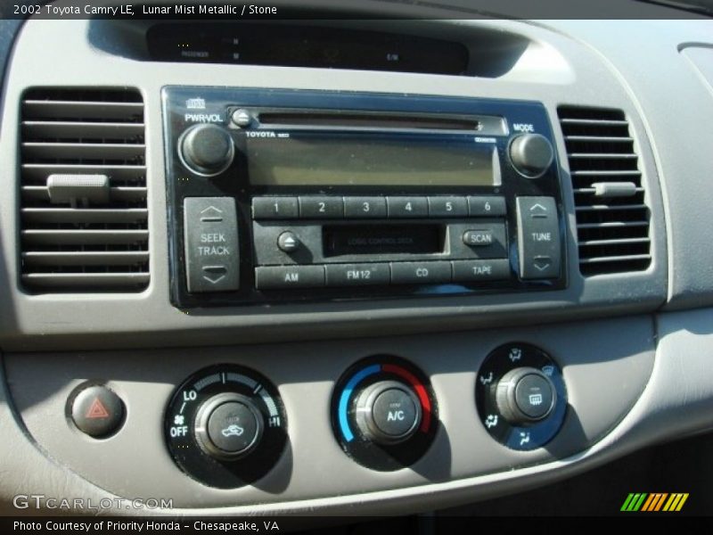Lunar Mist Metallic / Stone 2002 Toyota Camry LE
