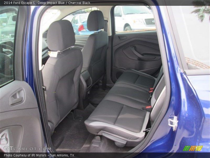 Deep Impact Blue / Charcoal Black 2014 Ford Escape S