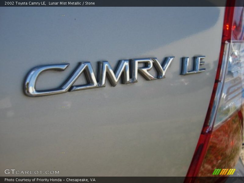 Lunar Mist Metallic / Stone 2002 Toyota Camry LE