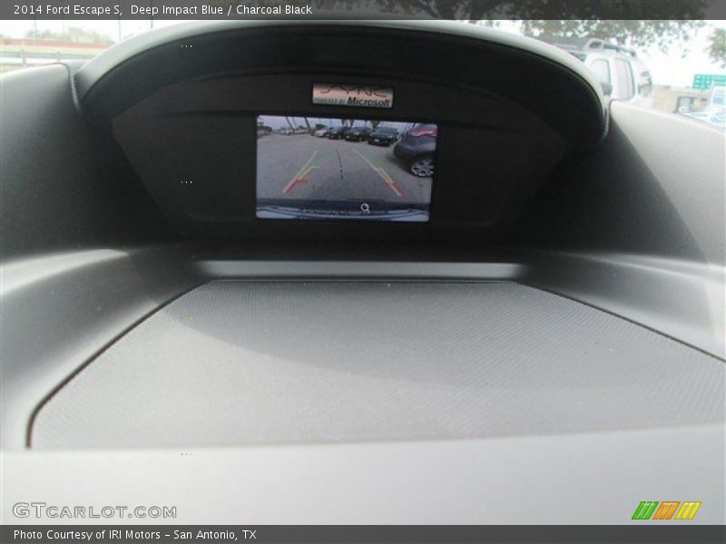 Deep Impact Blue / Charcoal Black 2014 Ford Escape S