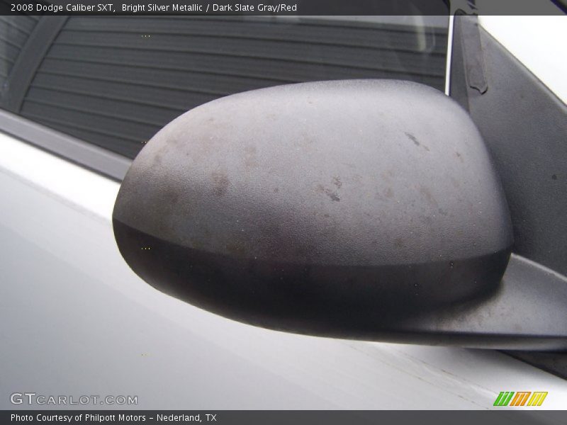 Bright Silver Metallic / Dark Slate Gray/Red 2008 Dodge Caliber SXT