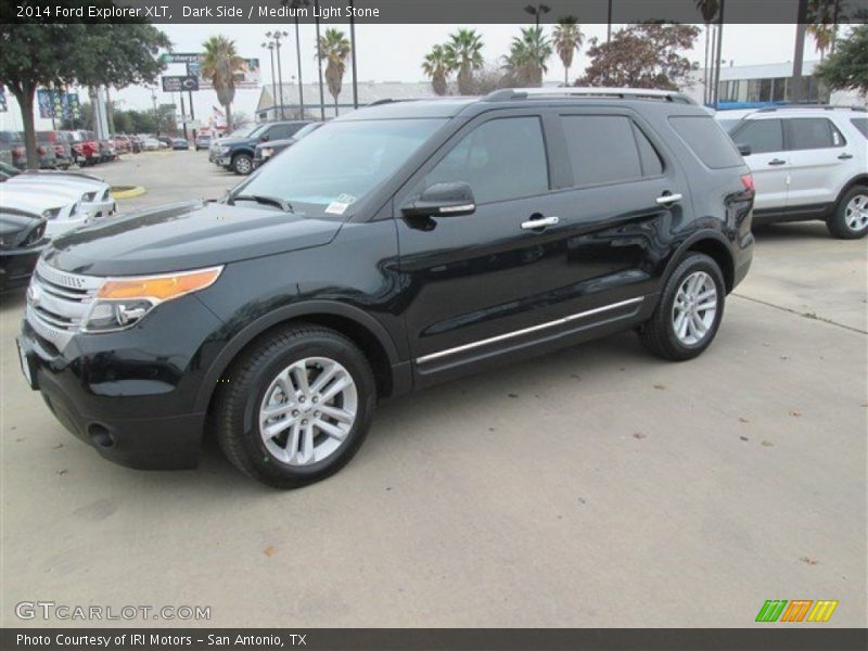 Dark Side / Medium Light Stone 2014 Ford Explorer XLT