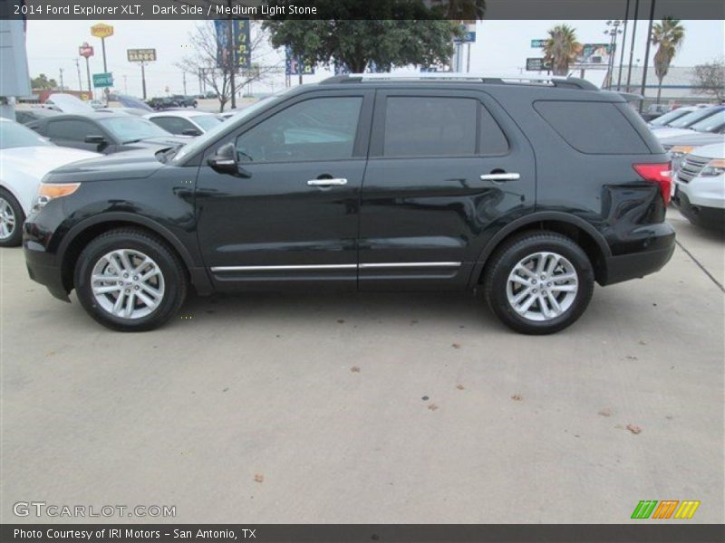 Dark Side / Medium Light Stone 2014 Ford Explorer XLT
