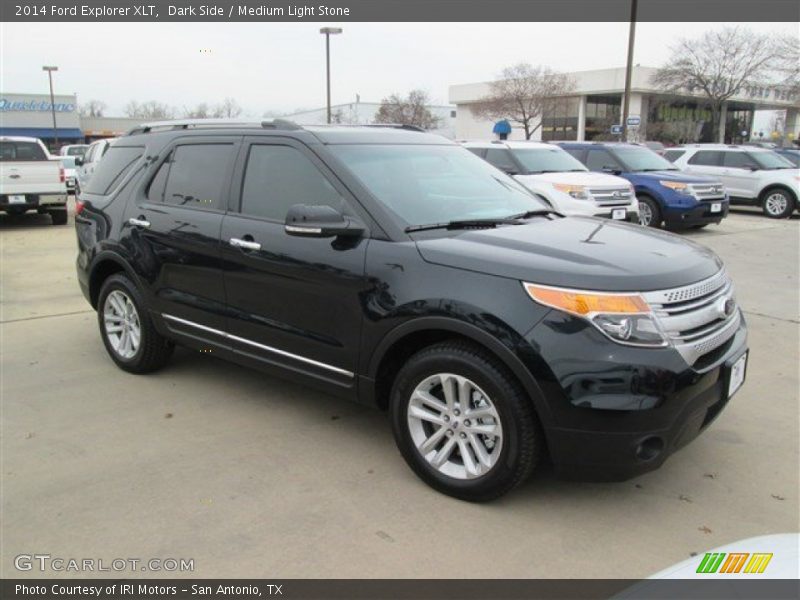 Dark Side / Medium Light Stone 2014 Ford Explorer XLT