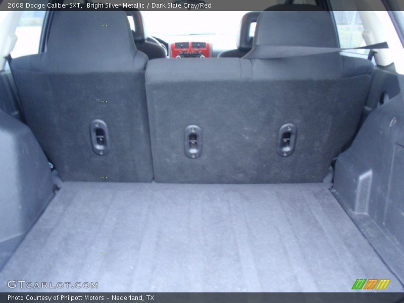 Bright Silver Metallic / Dark Slate Gray/Red 2008 Dodge Caliber SXT