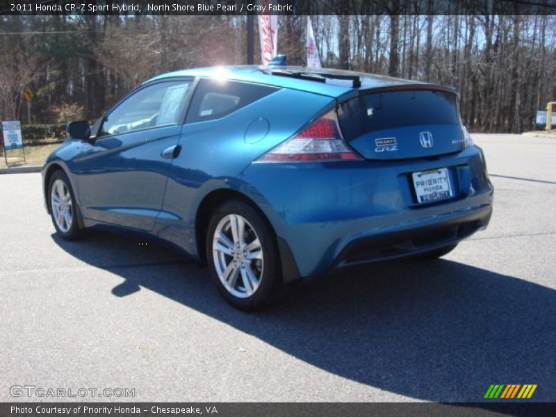 North Shore Blue Pearl / Gray Fabric 2011 Honda CR-Z Sport Hybrid
