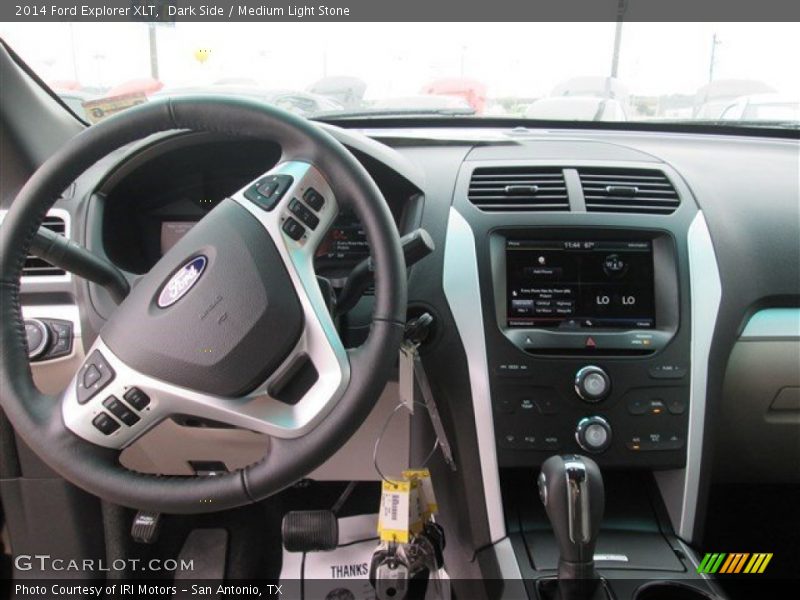 Dark Side / Medium Light Stone 2014 Ford Explorer XLT