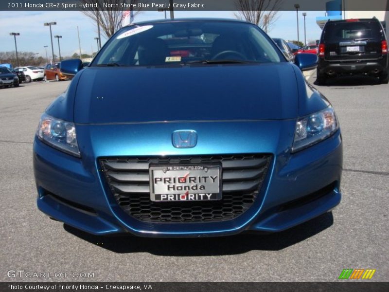North Shore Blue Pearl / Gray Fabric 2011 Honda CR-Z Sport Hybrid