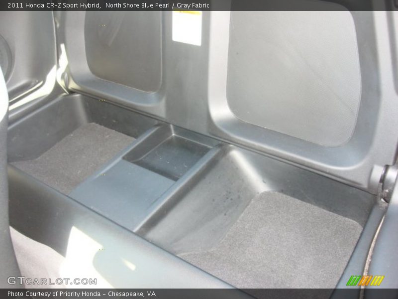 North Shore Blue Pearl / Gray Fabric 2011 Honda CR-Z Sport Hybrid