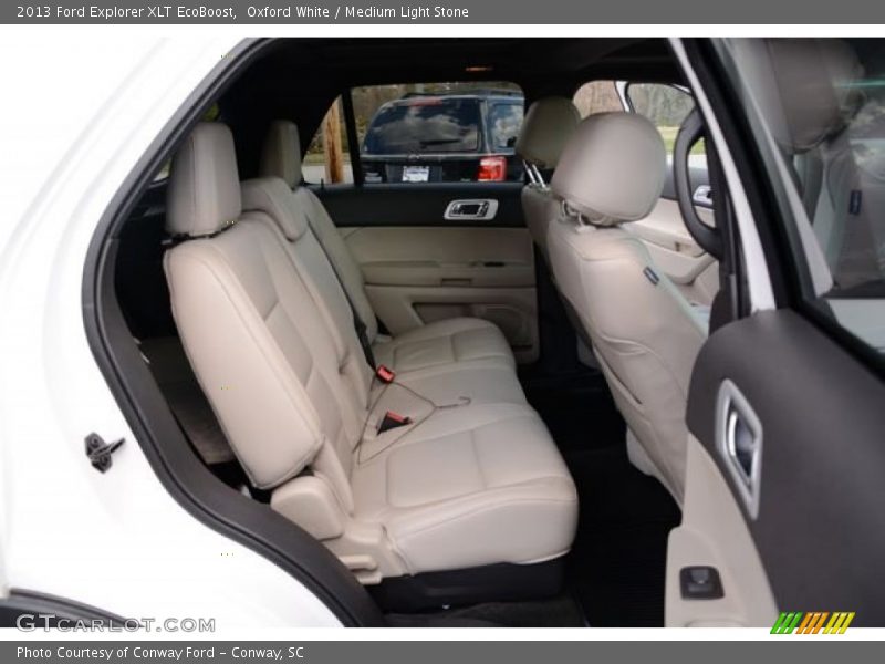 Oxford White / Medium Light Stone 2013 Ford Explorer XLT EcoBoost