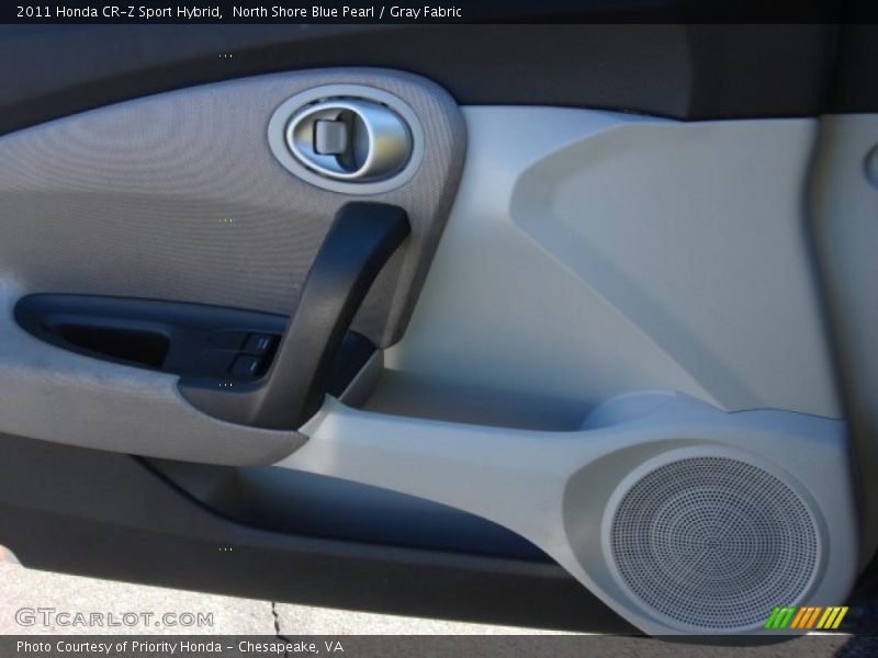 North Shore Blue Pearl / Gray Fabric 2011 Honda CR-Z Sport Hybrid
