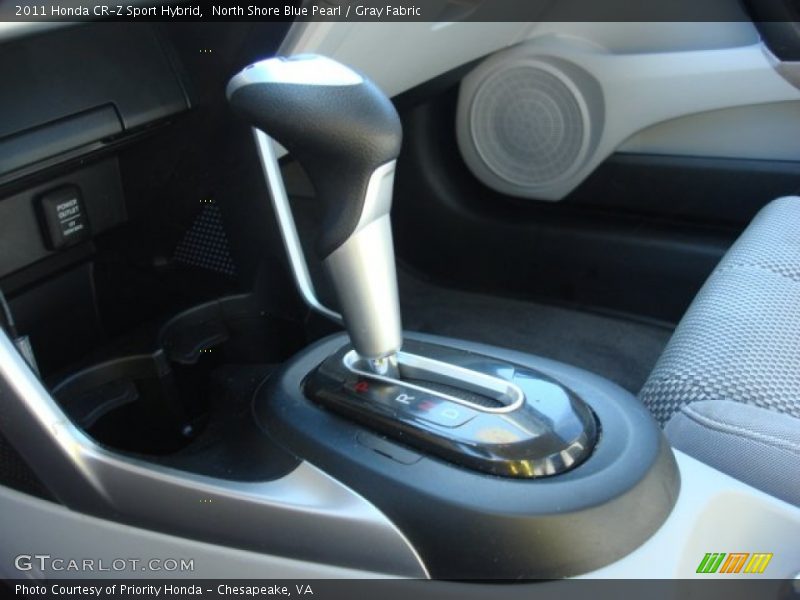 North Shore Blue Pearl / Gray Fabric 2011 Honda CR-Z Sport Hybrid