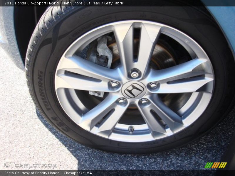 North Shore Blue Pearl / Gray Fabric 2011 Honda CR-Z Sport Hybrid