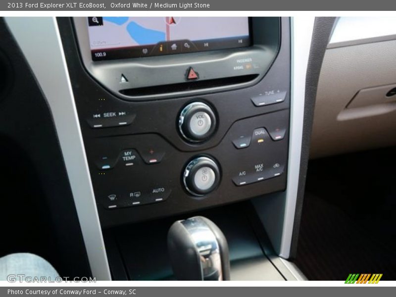 Oxford White / Medium Light Stone 2013 Ford Explorer XLT EcoBoost