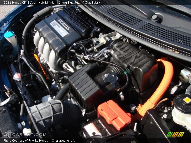 North Shore Blue Pearl / Gray Fabric 2011 Honda CR-Z Sport Hybrid