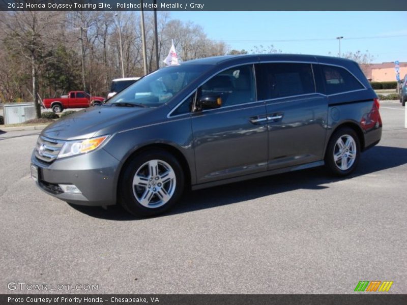 Polished Metal Metallic / Gray 2012 Honda Odyssey Touring Elite