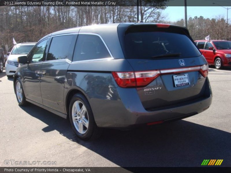 Polished Metal Metallic / Gray 2012 Honda Odyssey Touring Elite