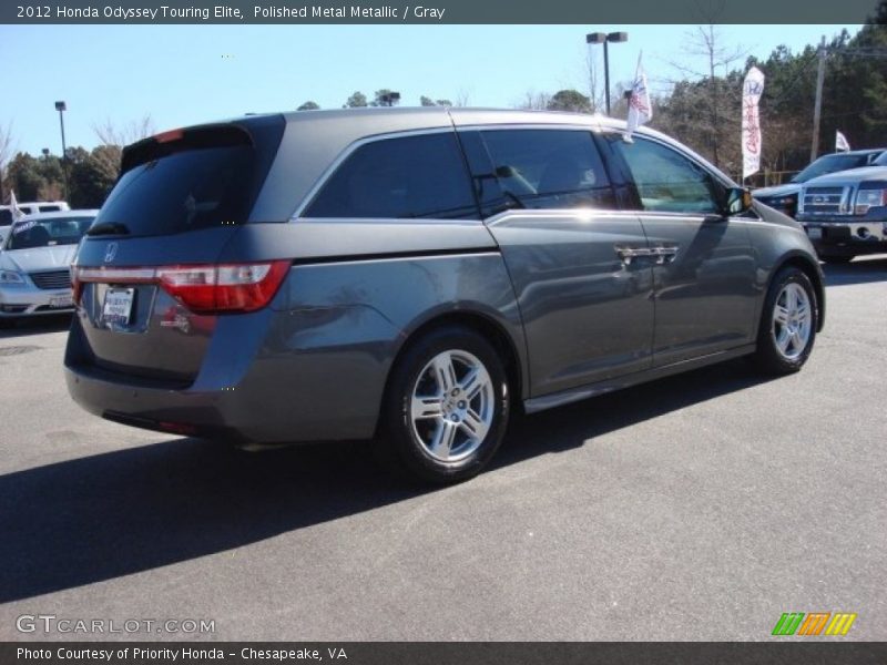 Polished Metal Metallic / Gray 2012 Honda Odyssey Touring Elite