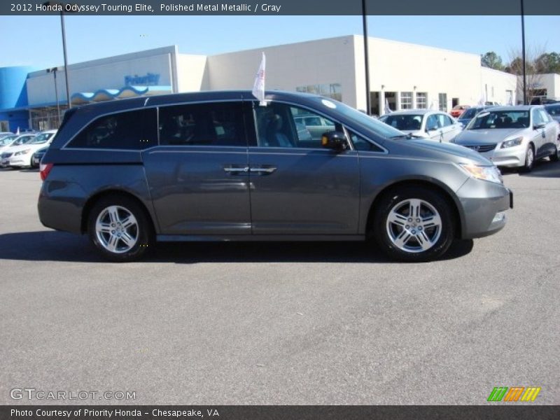 Polished Metal Metallic / Gray 2012 Honda Odyssey Touring Elite