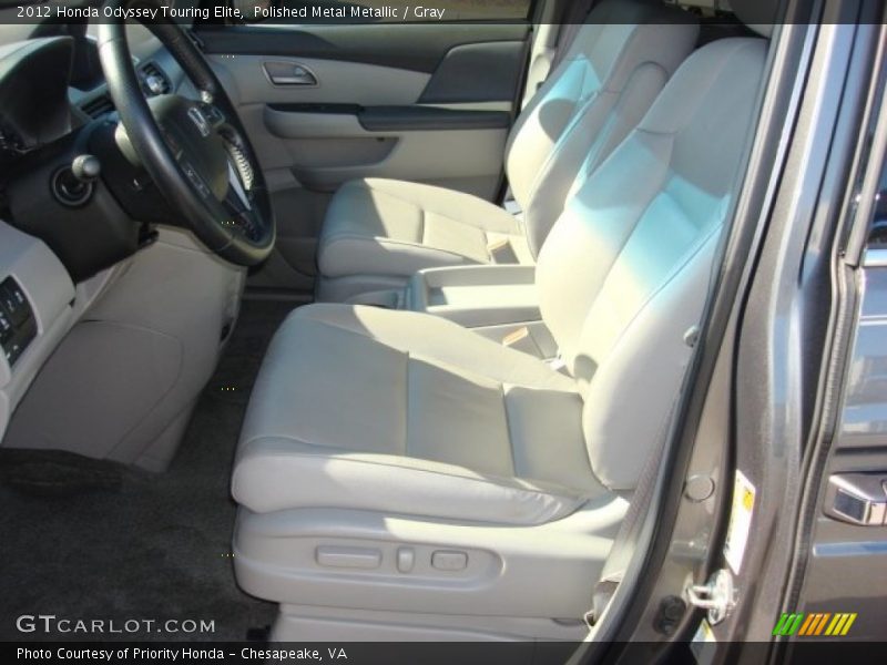 Polished Metal Metallic / Gray 2012 Honda Odyssey Touring Elite