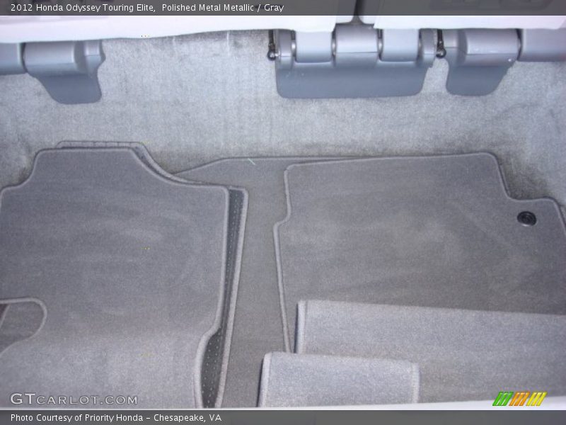 Polished Metal Metallic / Gray 2012 Honda Odyssey Touring Elite