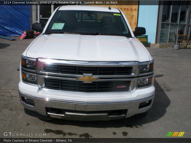 Summit White / Jet Black 2014 Chevrolet Silverado 1500 LT Z71 Double Cab 4x4