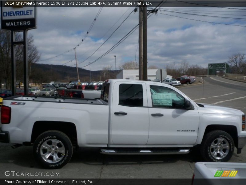 Summit White / Jet Black 2014 Chevrolet Silverado 1500 LT Z71 Double Cab 4x4