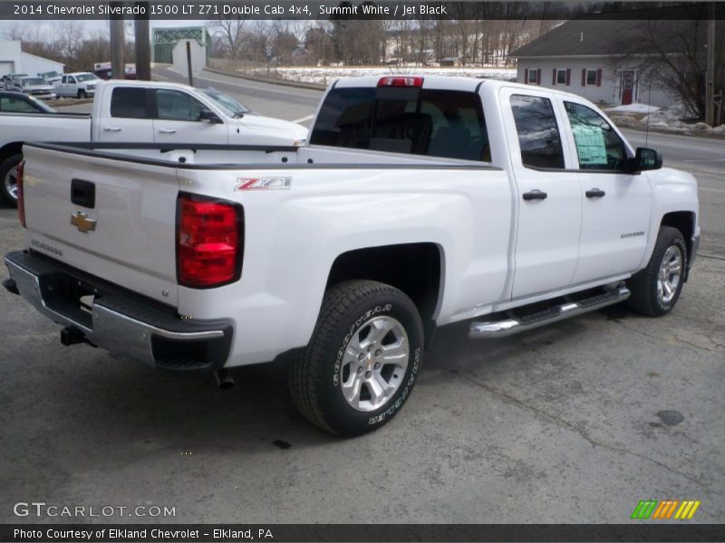 Summit White / Jet Black 2014 Chevrolet Silverado 1500 LT Z71 Double Cab 4x4