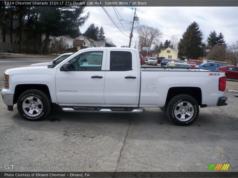 Summit White / Jet Black 2014 Chevrolet Silverado 1500 LT Z71 Double Cab 4x4