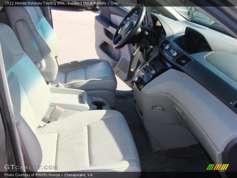 Polished Metal Metallic / Gray 2012 Honda Odyssey Touring Elite