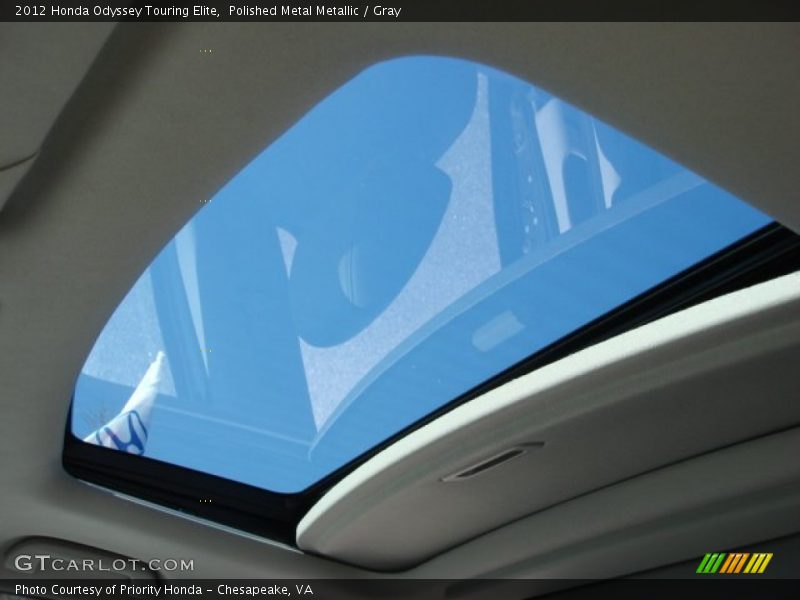 Polished Metal Metallic / Gray 2012 Honda Odyssey Touring Elite