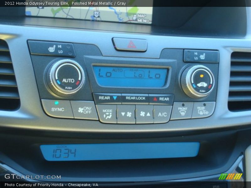 Polished Metal Metallic / Gray 2012 Honda Odyssey Touring Elite