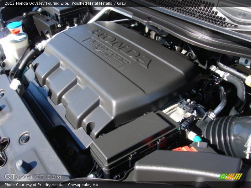 Polished Metal Metallic / Gray 2012 Honda Odyssey Touring Elite