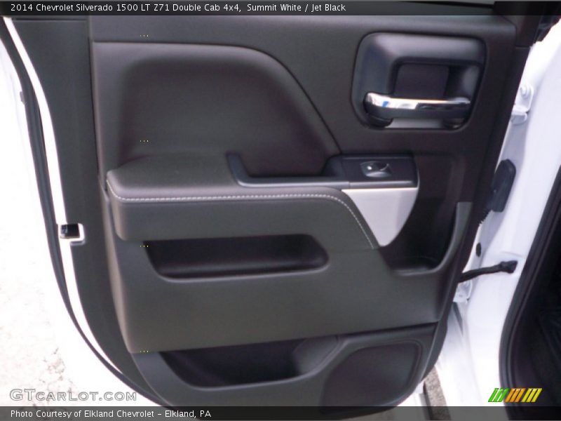 Summit White / Jet Black 2014 Chevrolet Silverado 1500 LT Z71 Double Cab 4x4