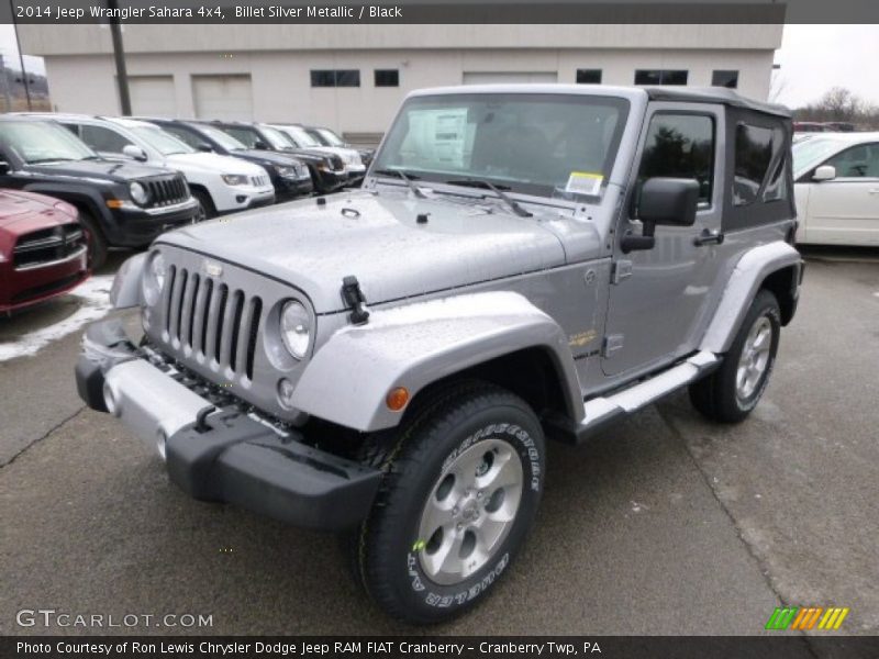 Billet Silver Metallic / Black 2014 Jeep Wrangler Sahara 4x4