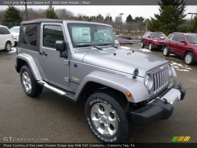 Billet Silver Metallic / Black 2014 Jeep Wrangler Sahara 4x4