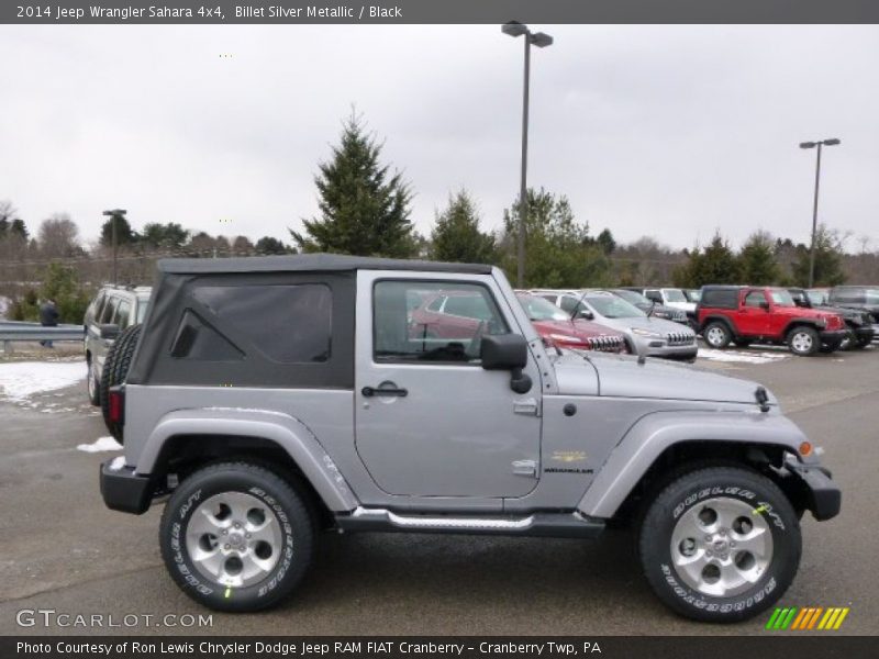 Billet Silver Metallic / Black 2014 Jeep Wrangler Sahara 4x4