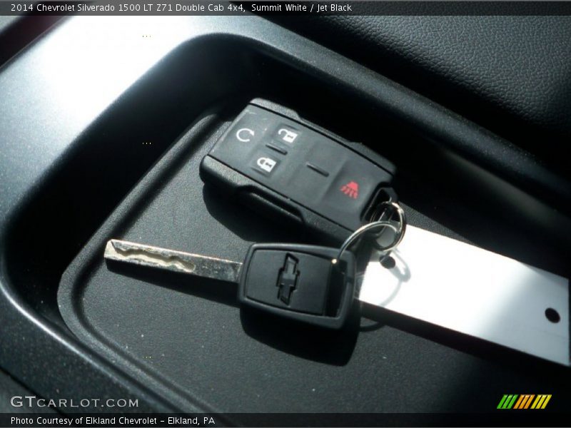Summit White / Jet Black 2014 Chevrolet Silverado 1500 LT Z71 Double Cab 4x4