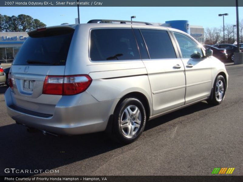 Silver Pearl Metallic / Gray 2007 Honda Odyssey EX-L