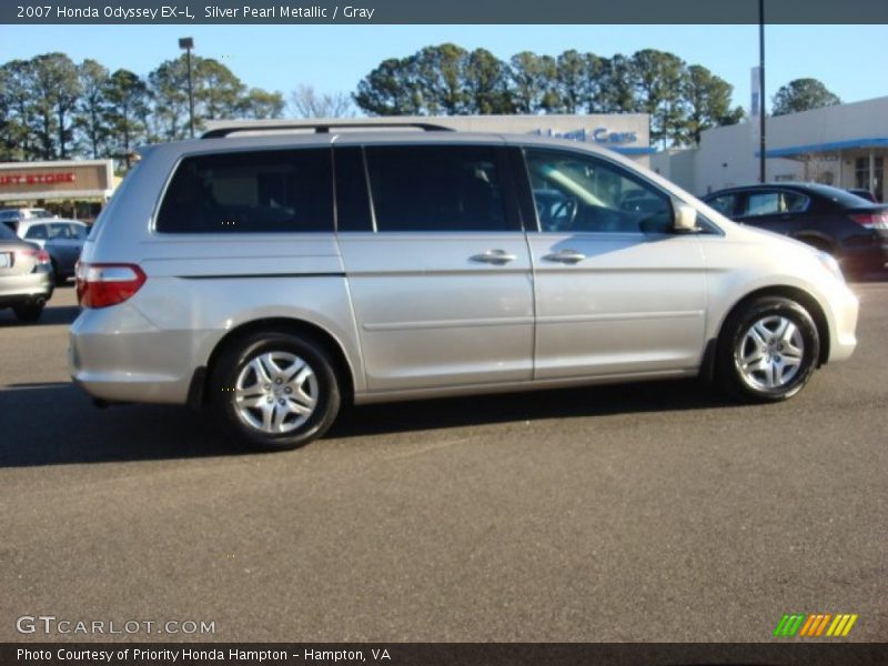 Silver Pearl Metallic / Gray 2007 Honda Odyssey EX-L
