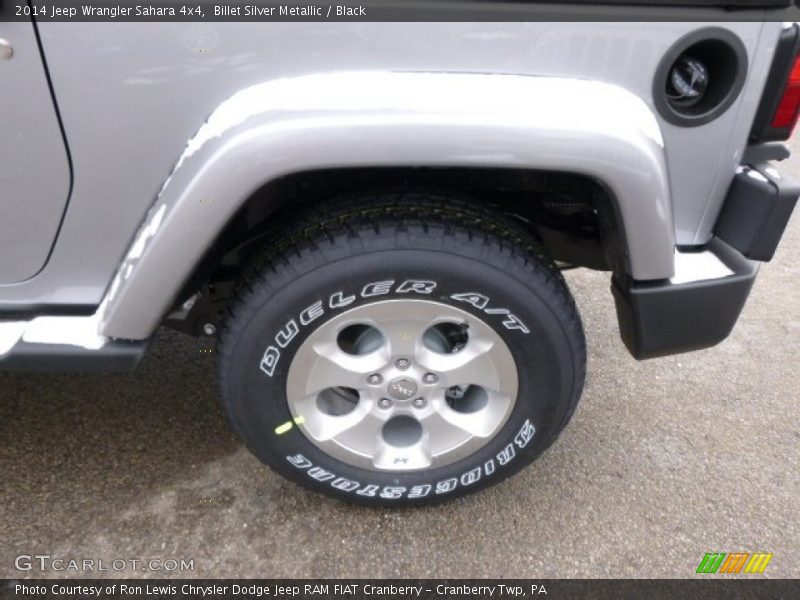 Billet Silver Metallic / Black 2014 Jeep Wrangler Sahara 4x4
