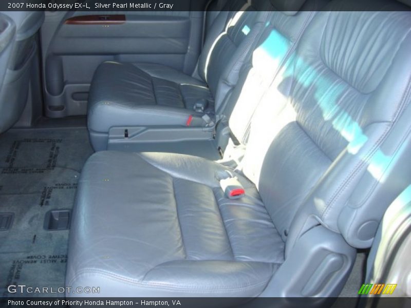Silver Pearl Metallic / Gray 2007 Honda Odyssey EX-L
