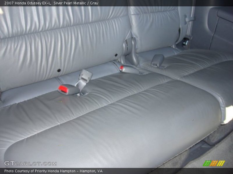 Silver Pearl Metallic / Gray 2007 Honda Odyssey EX-L