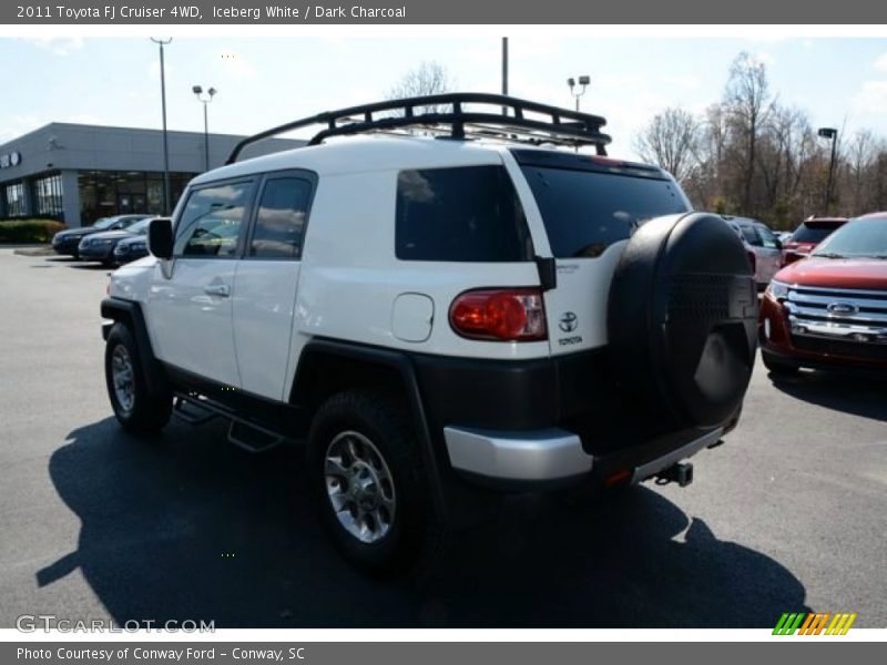 Iceberg White / Dark Charcoal 2011 Toyota FJ Cruiser 4WD