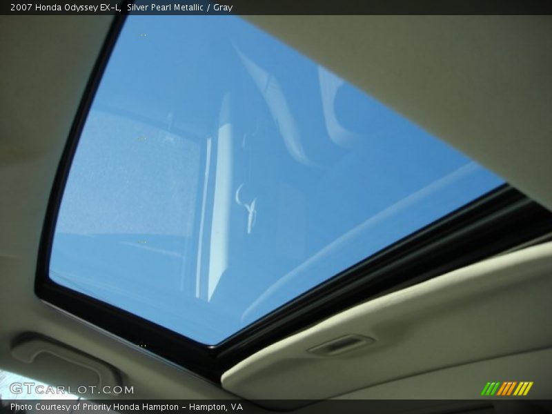 Silver Pearl Metallic / Gray 2007 Honda Odyssey EX-L