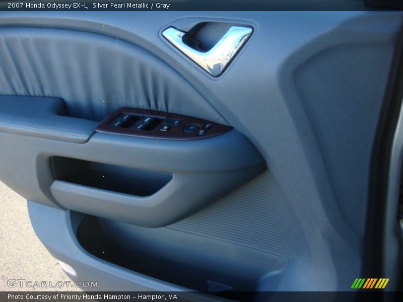 Silver Pearl Metallic / Gray 2007 Honda Odyssey EX-L
