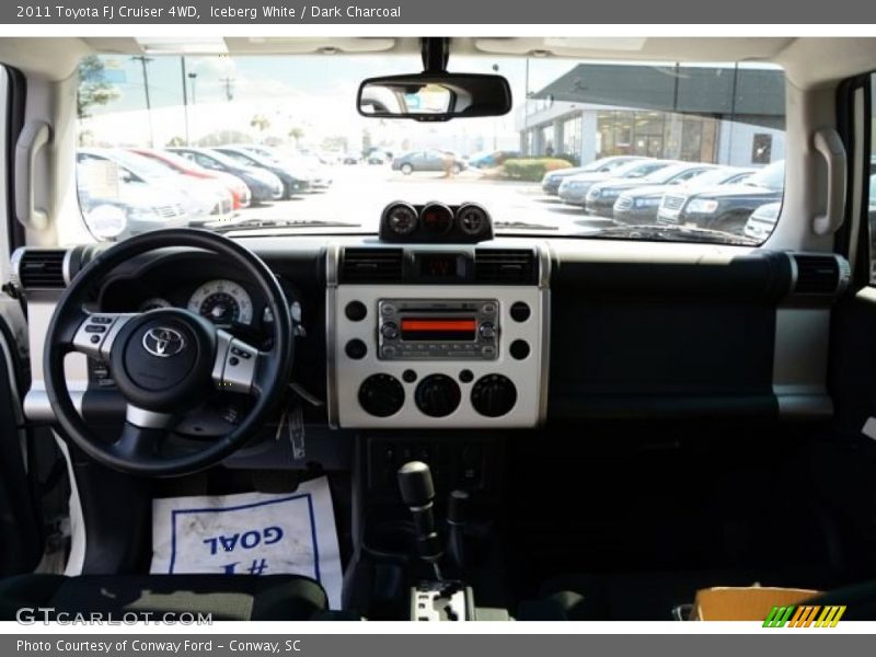 Iceberg White / Dark Charcoal 2011 Toyota FJ Cruiser 4WD
